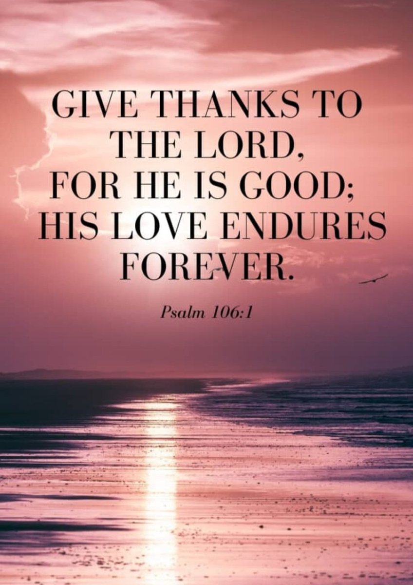 Thank you, Lord Jesus! Your love endures forever!