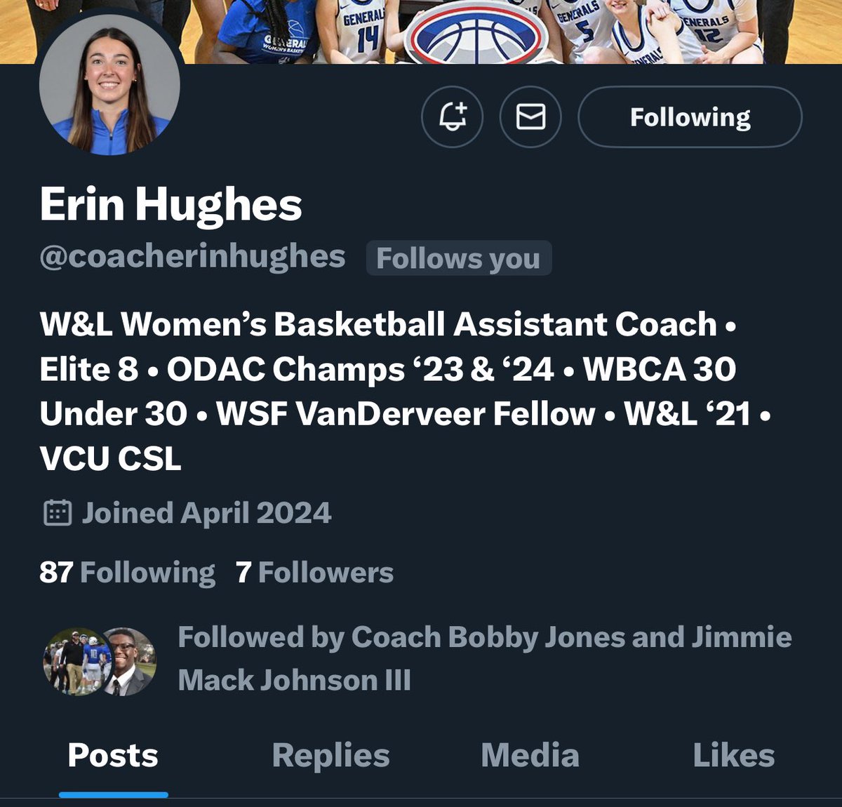 One of the best in the business has joined Twitter! Be sure to give her a follow! <a href="/coacherinhughes/">Erin Hughes</a> 💙‼️