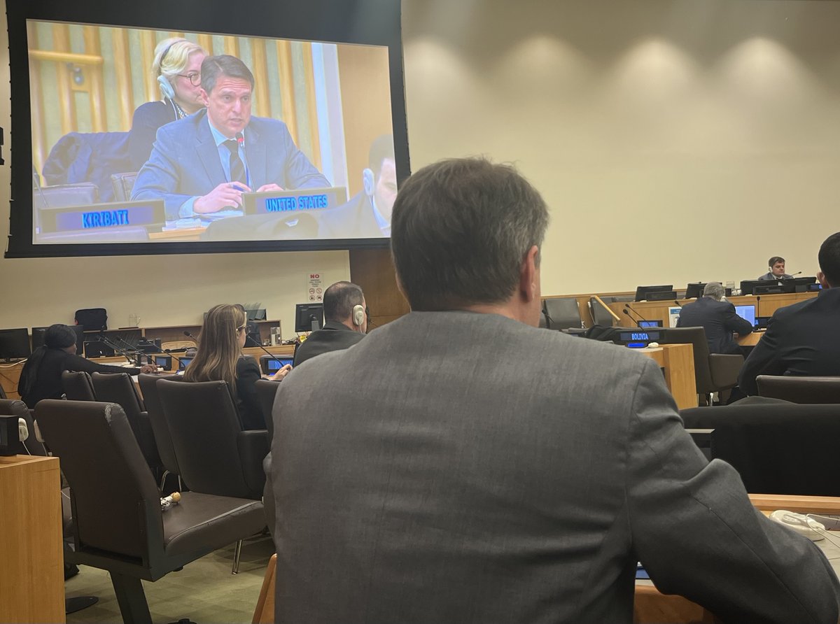 At the UN Disarmament Commission this week, the U.S. advocated for practical steps towards nuclear disarmament, peaceful uses of outer space, and responsible applications of emerging technology. 🇺🇸 will continue advancing these important issues throughout the session.