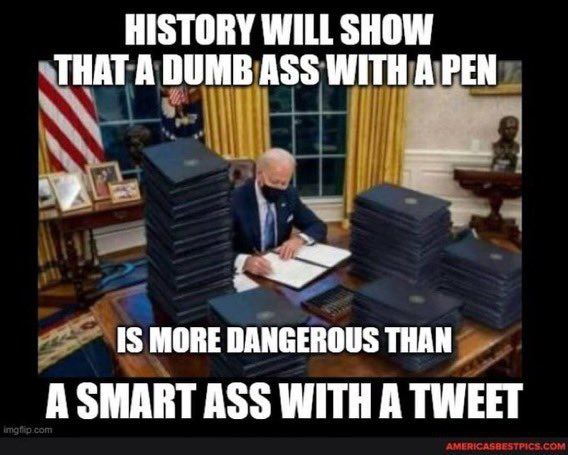 Yup, #BidenWorstPresidentEver ....