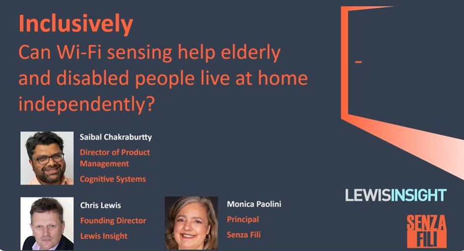 When seniors age in place, they want to do it privately and independently. In a conversation with Monica and Chris from Inclusively, our Director of Product, Saibal Chakraburtty, discusses how Wi-Fi Sensing is an easy-to-use and affordable solution. senzafili.com/videos/inclusi…