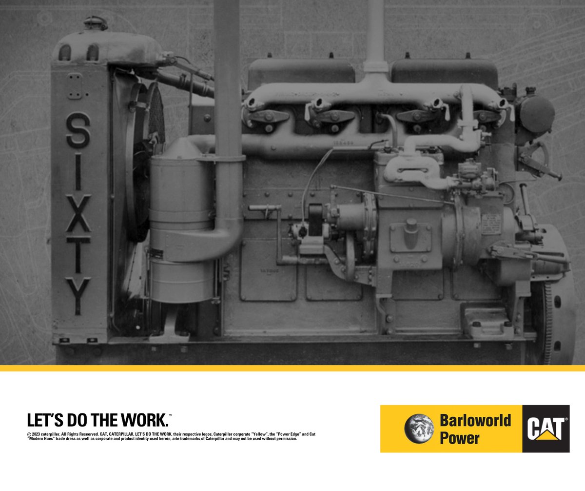 CAT offers reliable gensets since the 1930s. Contact us at Lusaka +260 211 372 575, Kitwe & Solwezi +260 212 290 000, or via email Generalenquiries_zm@barloworld-equipment.com Salesenquiries_zm@barloworld-equipment.com. 

#CATHistory #PowerSolutions  #BarloworldEquipmentZambia