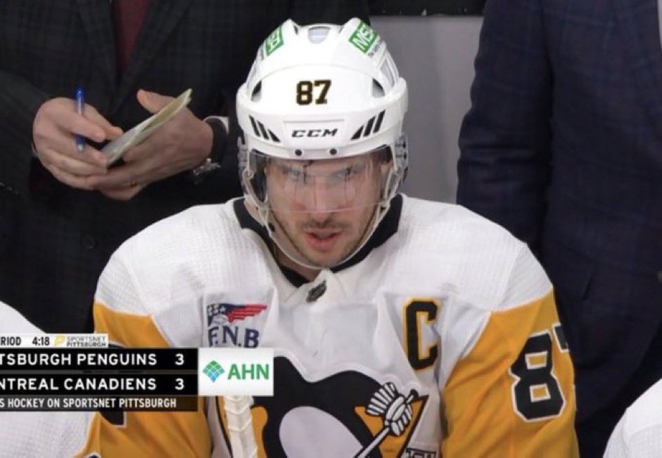 Over this 7-0-3 stretch the penguins are having, Sidney Crosby has 8 goals, 12 assists, 20 points.

The 36-year-old is averaging 2 points-per-game during this surge to the playoffs.

— He lost his best winger
— He had a 0.3% chance at the playoffs

We’ll never witness this again.