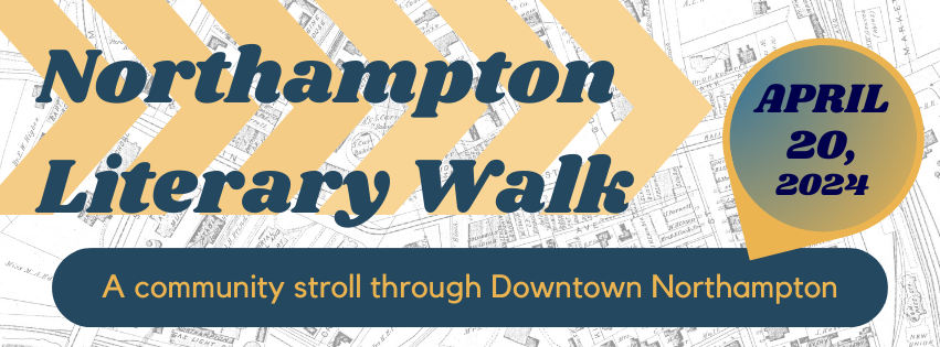 Northampton Literary Walk Forbes Library and the Massachusetts Center for the Book are partnering with several downtown businesses and organizations to provide a day of author readings, poetry, local history, giveaways, and more. forbeslibrary.org/events/noholit…