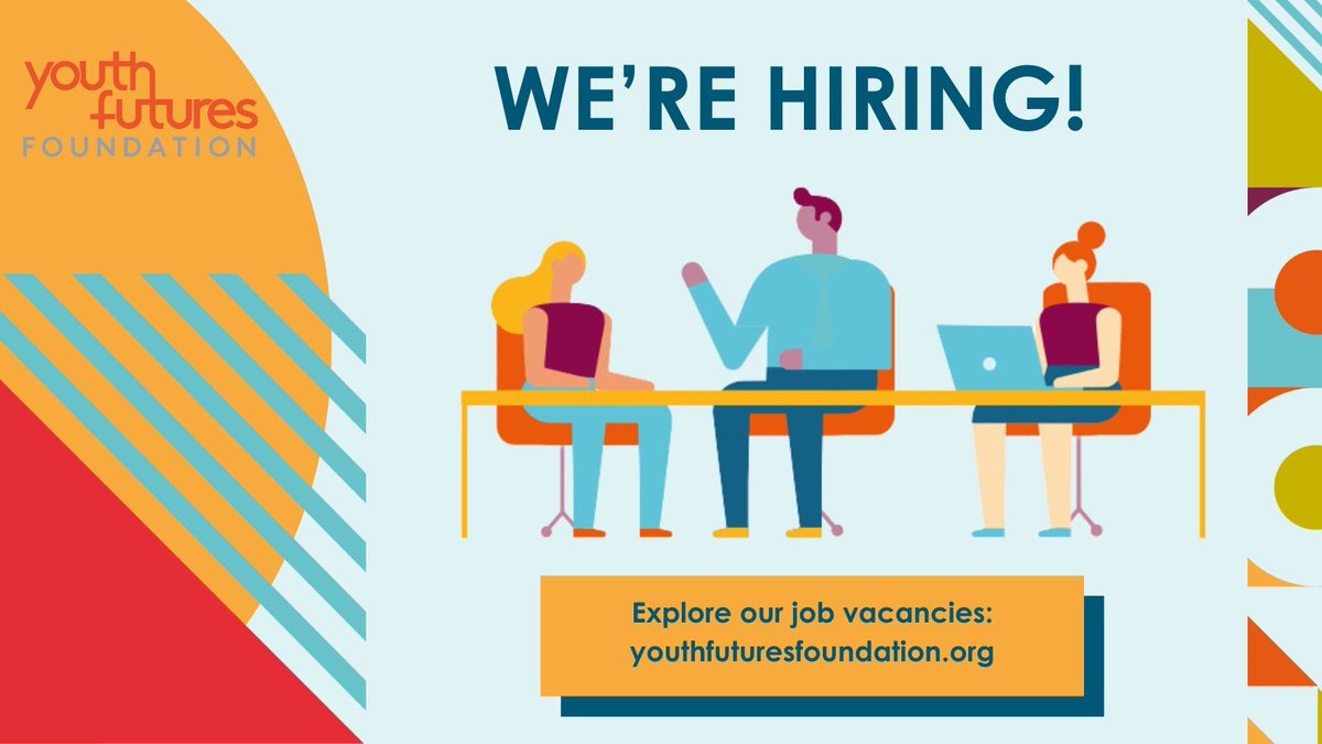 Join our team at Youth Futures Foundation! 🌟 Are you passionate about making a difference in young people's lives? If the answer is yes, we hope you can help us shape the future of youth employment. Take action and apply here: ⬇️ youthfuturesfoundation.org/about-us/jobs/…