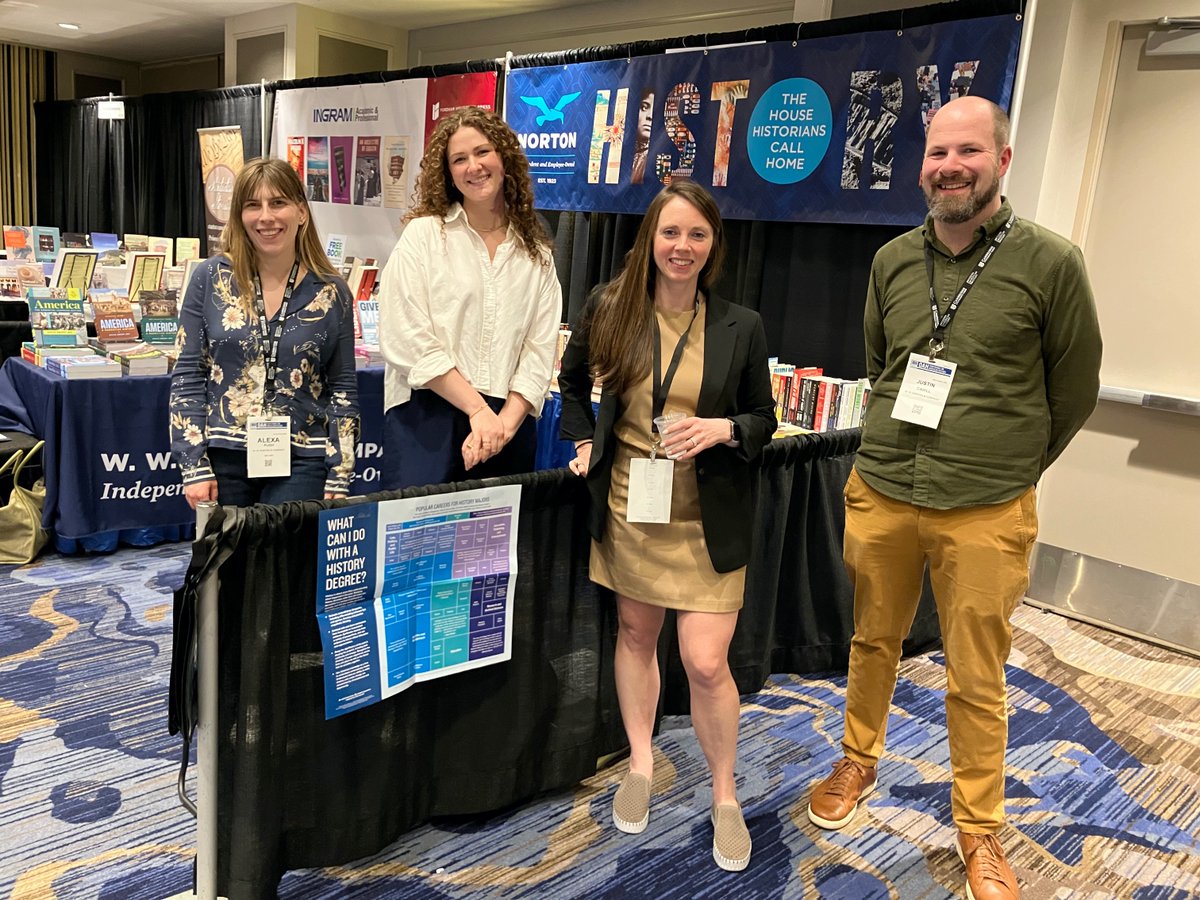 We're happy to be at the Organization of American Historians conference in New Orleans this weekend! Stop by our booth #111 and check out the sessions with authors William P. Jones, @katemasur and @elizabhinton. #OAH24