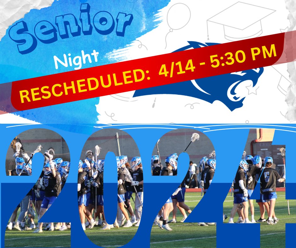 Tonight’s games against Loveland are still on but due to inclement weather Senior Night activities have been postponed until Sunday, April 14 at 5:30pm. JV at 5:30 Varsity at 7:15 Tickets for tonight’s game: springboro.hometownticketing.com/embed/event/78… Sports pass accepted.