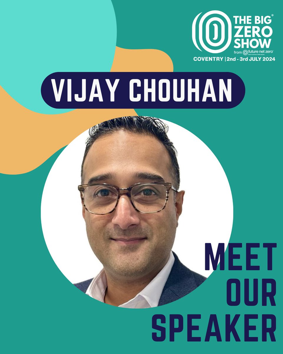 Meet our #BigZeroShow speaker: Vijay Chouhan! Vijay is the Head of Energy and Carbon at Virgin Media O2. He has over 20 experience in Energy and has worked in the Telco Sector since 2008. Register now: bigzeroshow.com/book-your-free… #energycrisis #energysector #climatechange