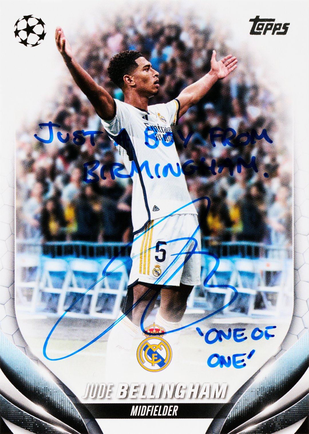 TOPPS UCC 24-25 ベリンガムサインカード 50枚限定 Topps Jude