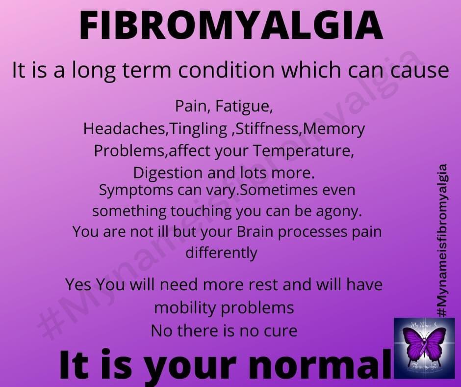 Fibromyalgia affects everybody differently, even the male and female bodies, it can take years to get a diagnosis. Unfortunately, there isn't any test to rule out fibromyalgia, and there isn't any medication solely for fibro. Always remember our team are here if you need to