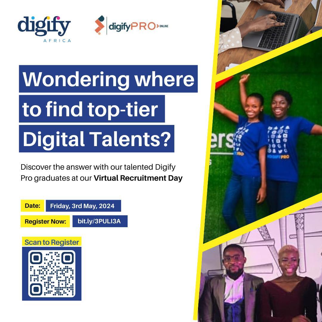 Privileged to be one of these digital talents😀 #DigifyNG #DigifyPro #DigitalTalent  #NigerianCreatives #AfricanTalents

@Digify_NG