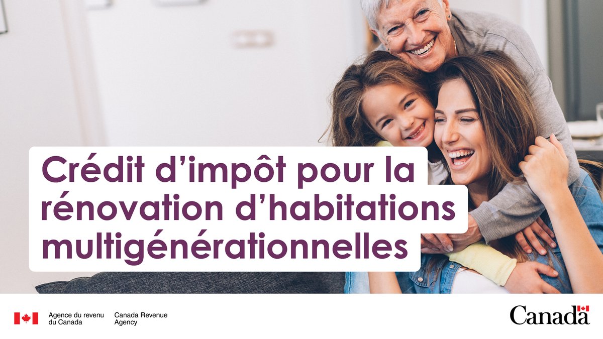 Il y a un nouveau crédit d’impôt qui pourrait vous permettre d’obtenir jusqu’à 7 500 $ pour l’ajout d’une unité secondaire à votre maison. Vérifiez si vous y avez droit 👉 ow.ly/PyrV50R9A8U #ImpôtCdn