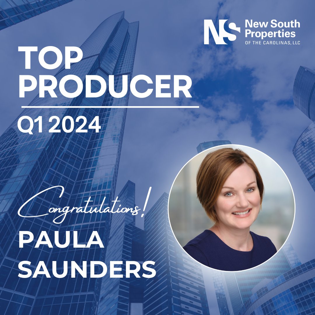 We're thrilled to announce New South Properties' Top Producer of Q1 2024...Paula Saunders! Paula has set the bar high, achieving her best quarter yet with a remarkable number of closed deals. Join us in congratulating Paula on this incredible achievement! Way to go! #topproducer