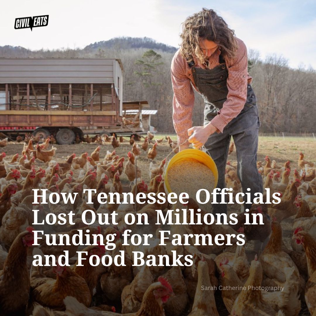 The Tennessee Department of Agriculture missed a USDA grant deadline to allow food banks to buy from local farmers. Now, the state is looking for ways to make up the funds. buff.ly/4ajD077