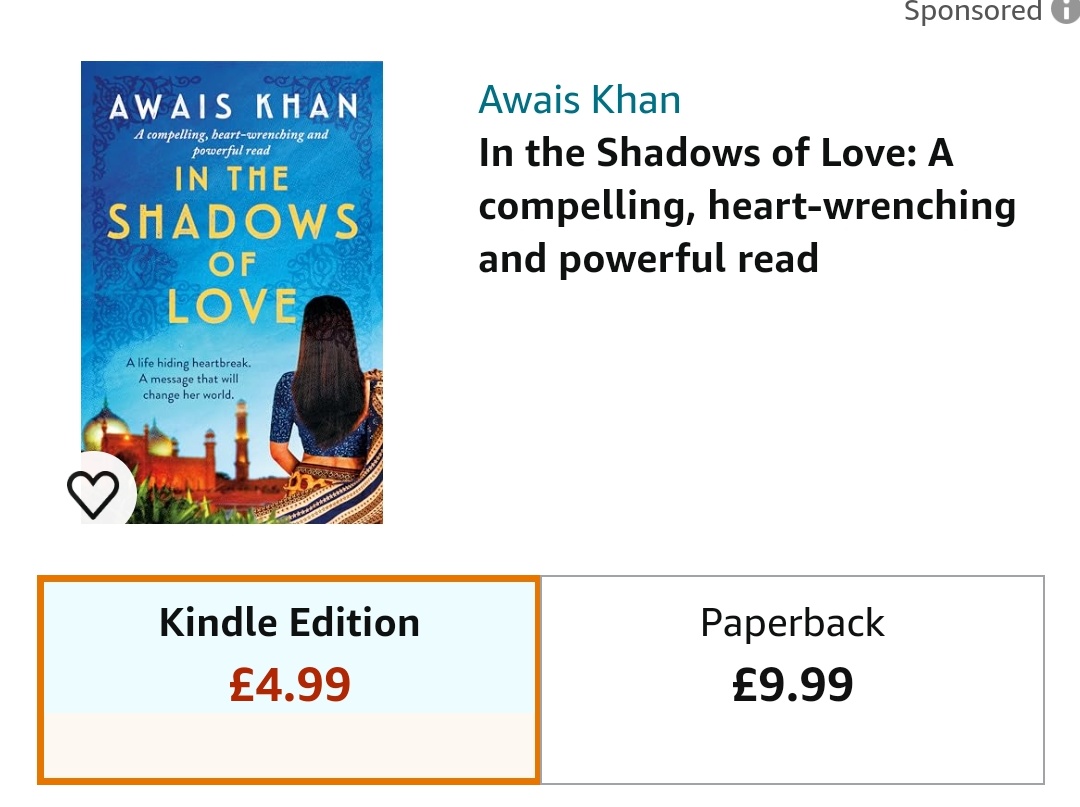 A lot of people messaged me about the paperback not being available on Amazon yesterday. Well, it's up now! Pre-Order your copy today and return to Mona's Lahore this October! amazon.co.uk/Shadows-Love-m…