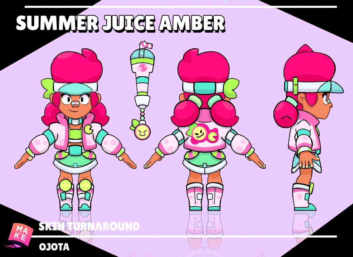 Finally, voting has begun! I present my skin concept for #SupercellMake

SUMMER JUICE AMBER  🍹

Vote now 👇👇👇
make.supercell.com/en/creation/su…

#brawlstarsfanart #BrawlStars