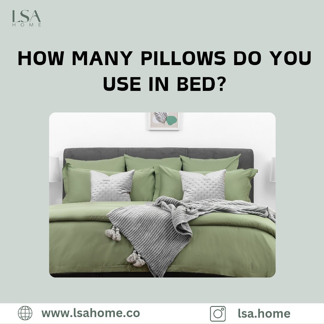 LsaHomeco's tweet image. LSA Gang, how many pillows do you use in bed?

Let us know in the comment section?

Need pillows that will have you sleeping like a baby? Visit our website today.

#lsa #lsahome #duvets #sheets #laundry #sleephealth #personalhygiene #trivia #thisorthat #pillow #pillowcases