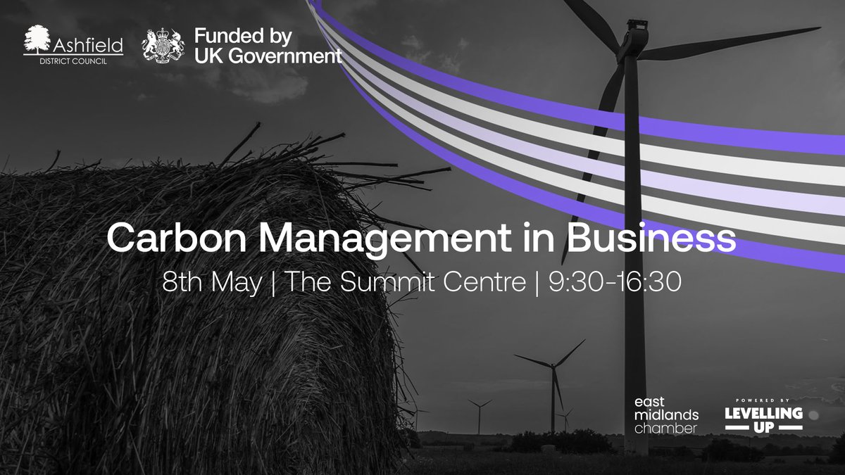 Outcomes: -Key terminologies -Policy context -Business case & drivers -Organisational boundaries & scopes -Calculation of your business carbon footprint -Development of carbon reduction targets & a decarb plan 08/05 | 9.30 – 16.30 | bit.ly/3JbFRmt #UKSPF #Accelerator