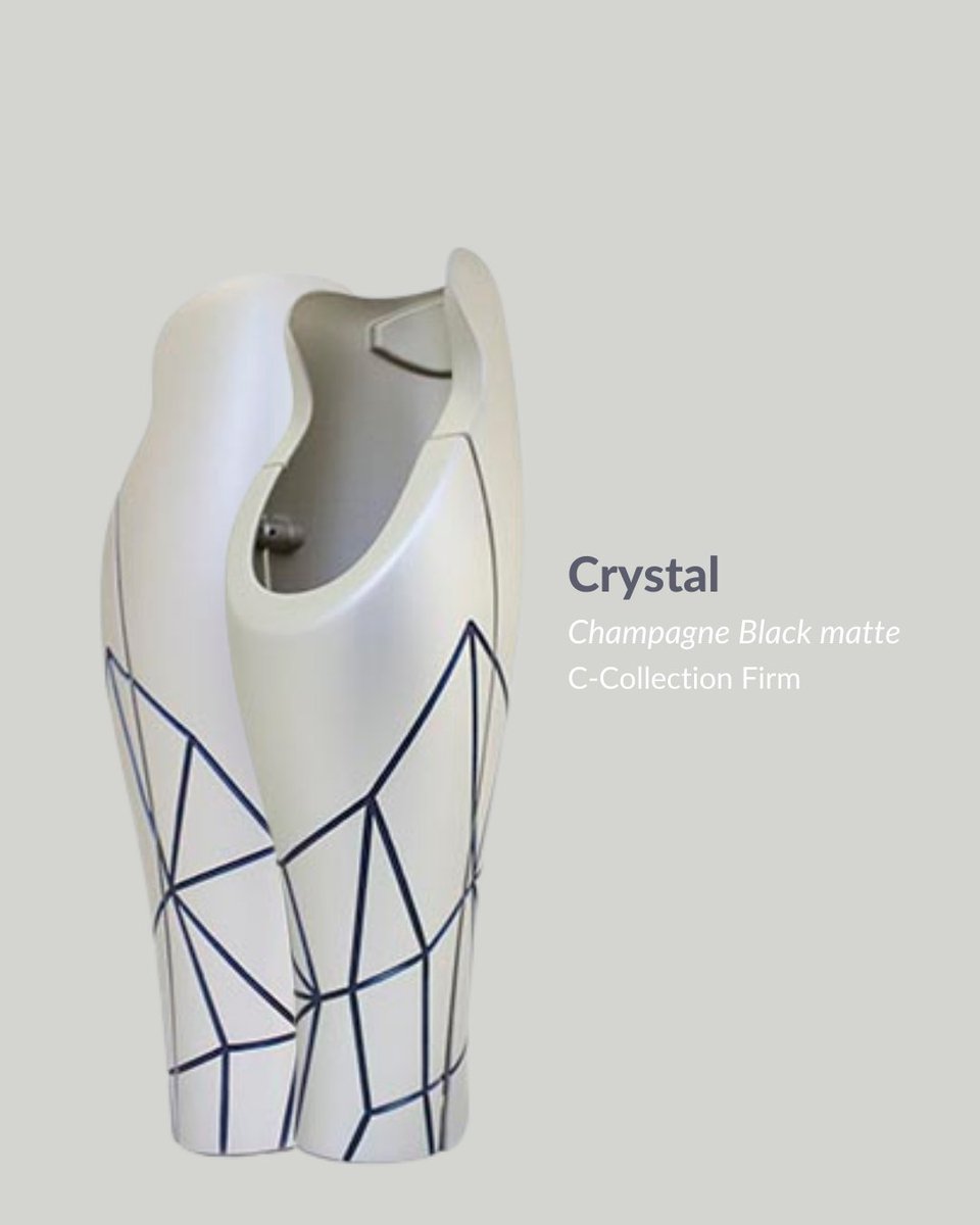 Our Cristal design is a tribute to geometry and pure lines.

Check out all the colors available on our website unyq.com

#unyq #cover #cristal #amputee #amputeeleg #3Dprinting