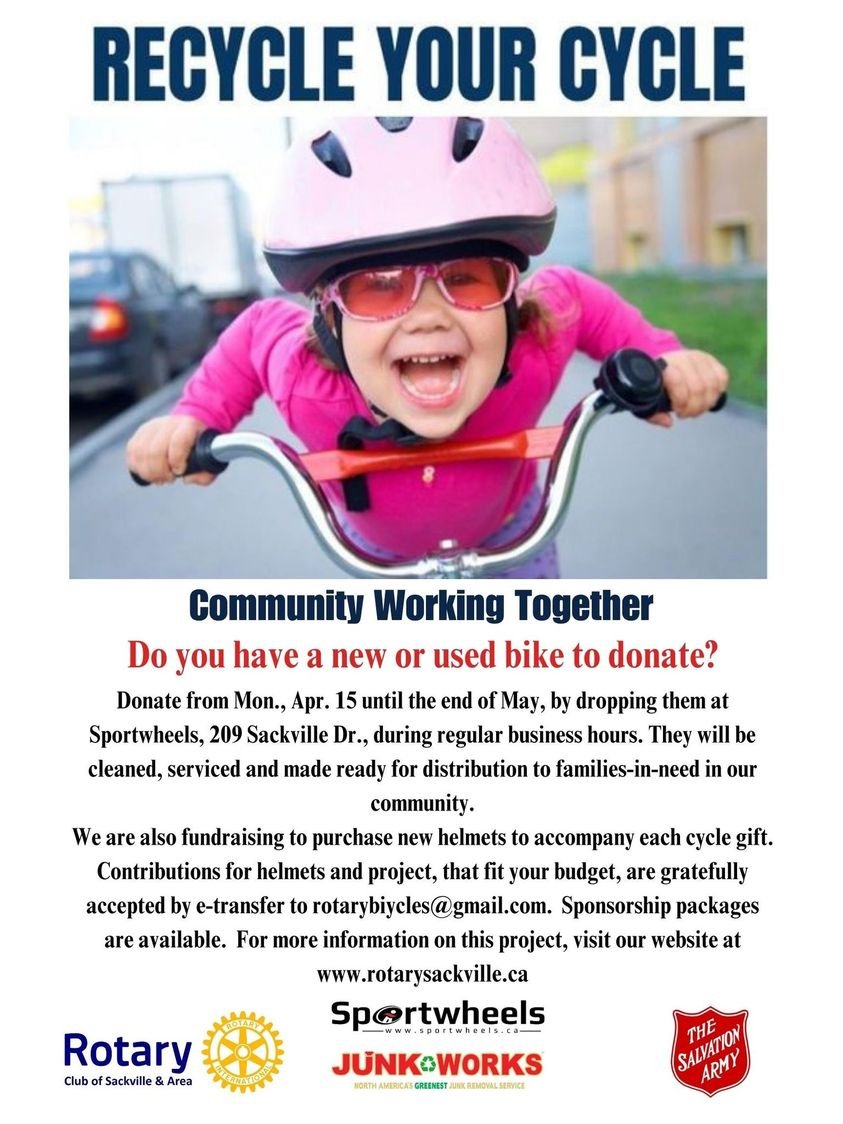 Help provide bikes for those who can't afford them.