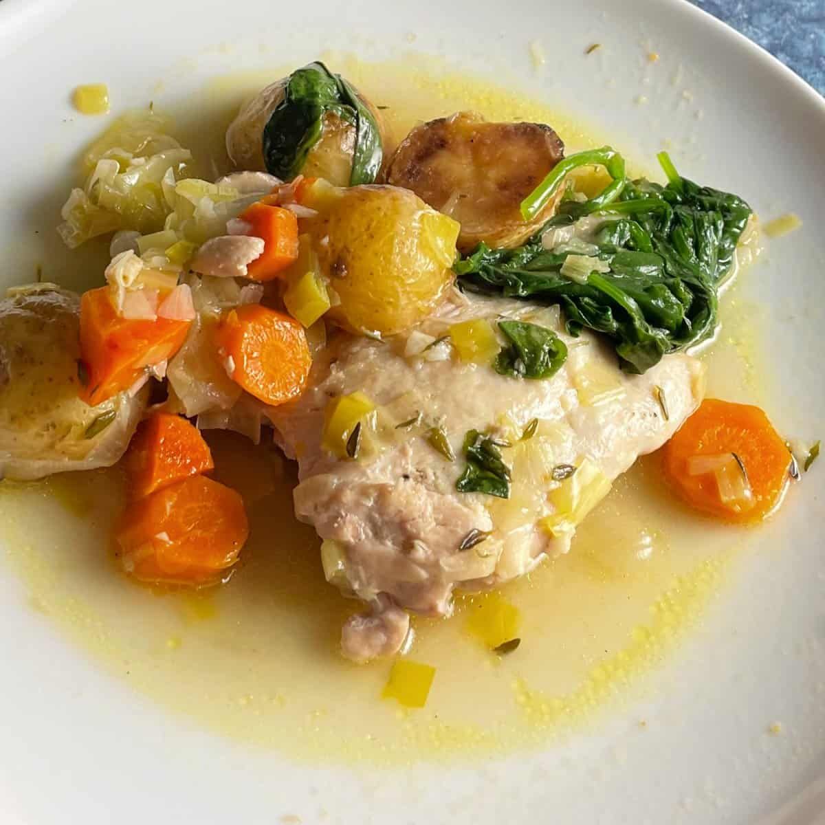 Braised Boneless Chicken Thighs with Vegetables buff.ly/3CThjJM