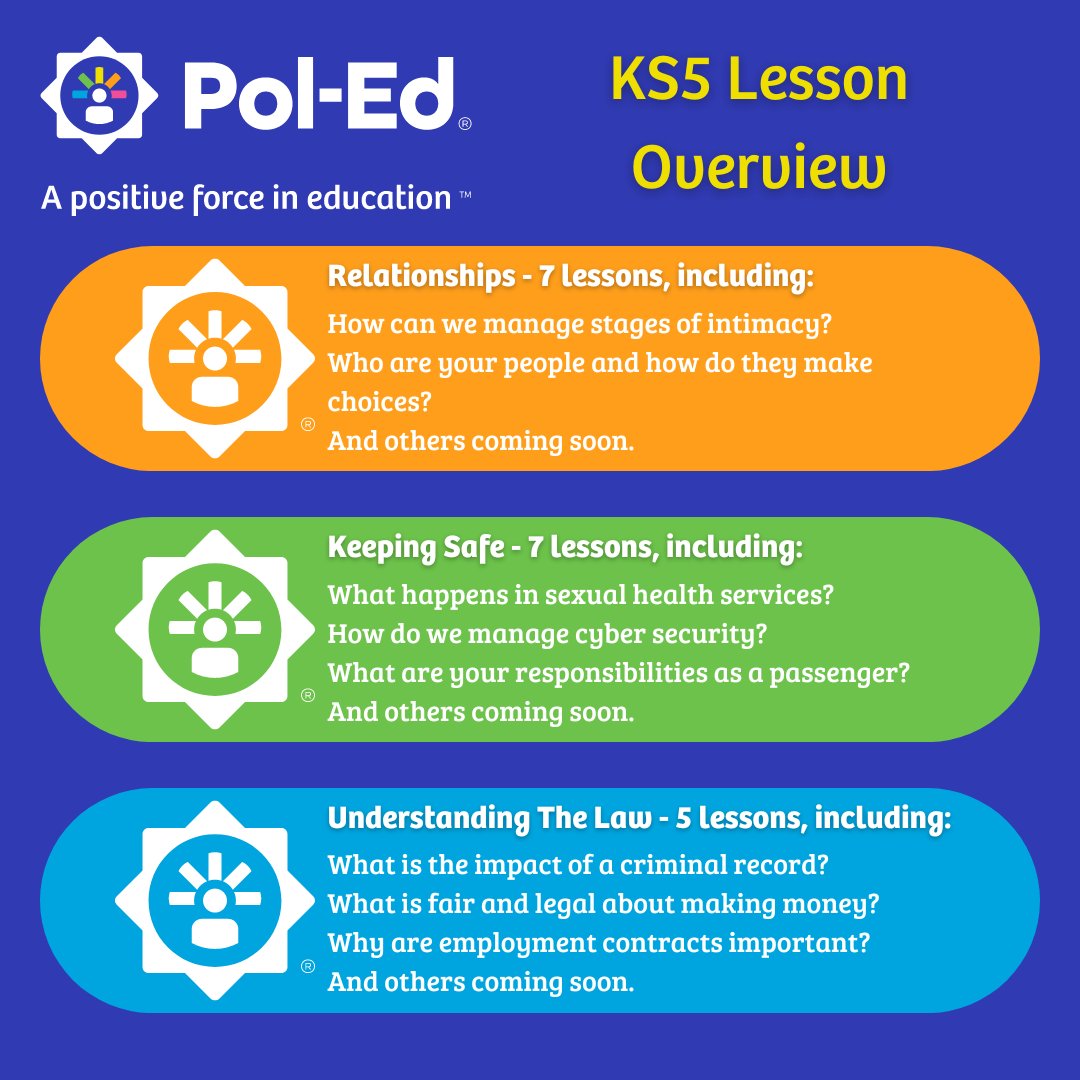 We are currently still developing our Key Stage 5 offering, but here's a glimpse of some of the things we are preparing. Keep an eye out for further details. #KeepingChildrenSafe #APositiveForceInEducation #KS5