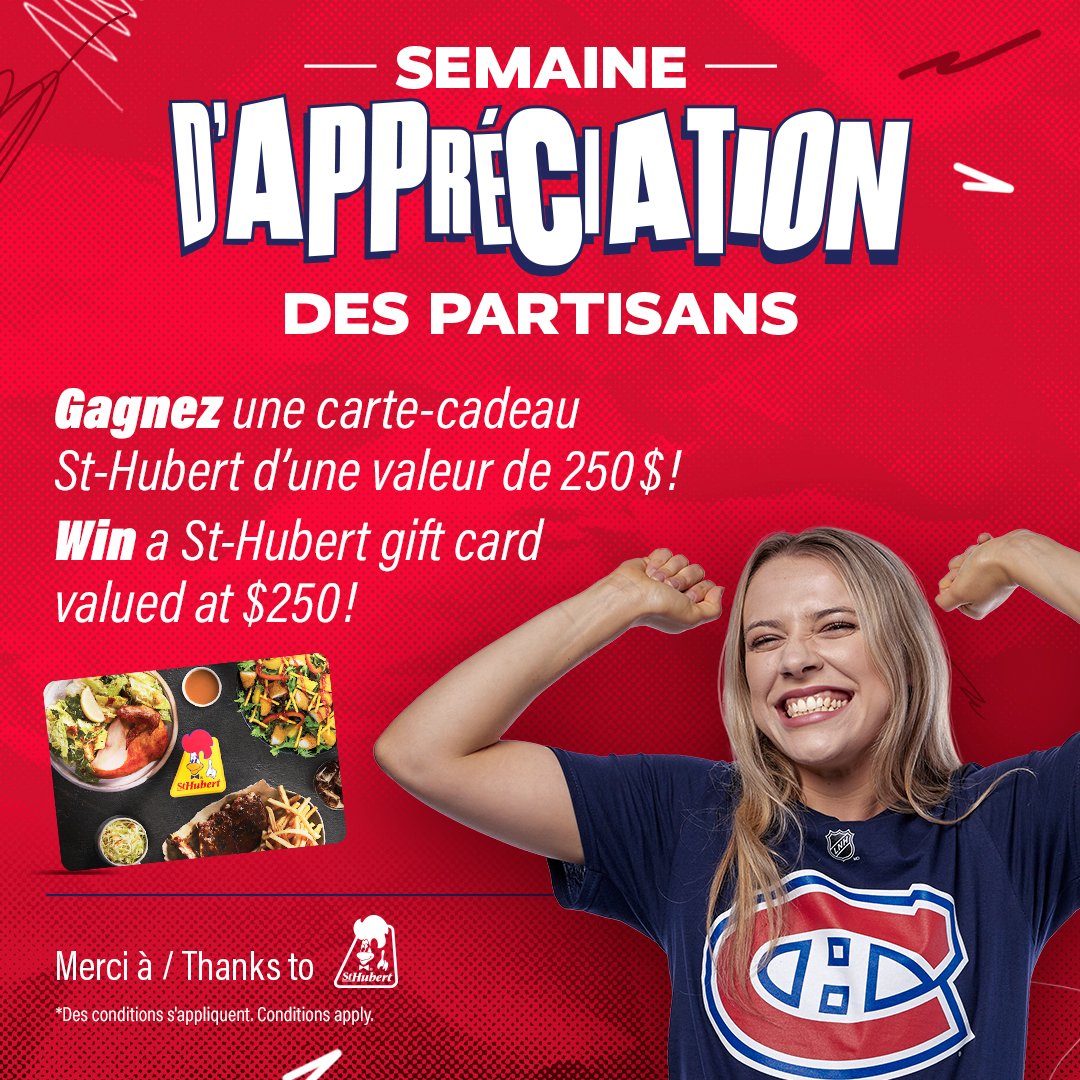 Semaine des partisans - Jour 4 / Fan Appreciation Week - Day 4 Aimez et laissez un commentaire sous cette publication, et suivez-nous pour courir la chance de remporter le prix d’aujourd’hui, offert par @sthubert! Like and leave a comment on this post, and follow us for a…