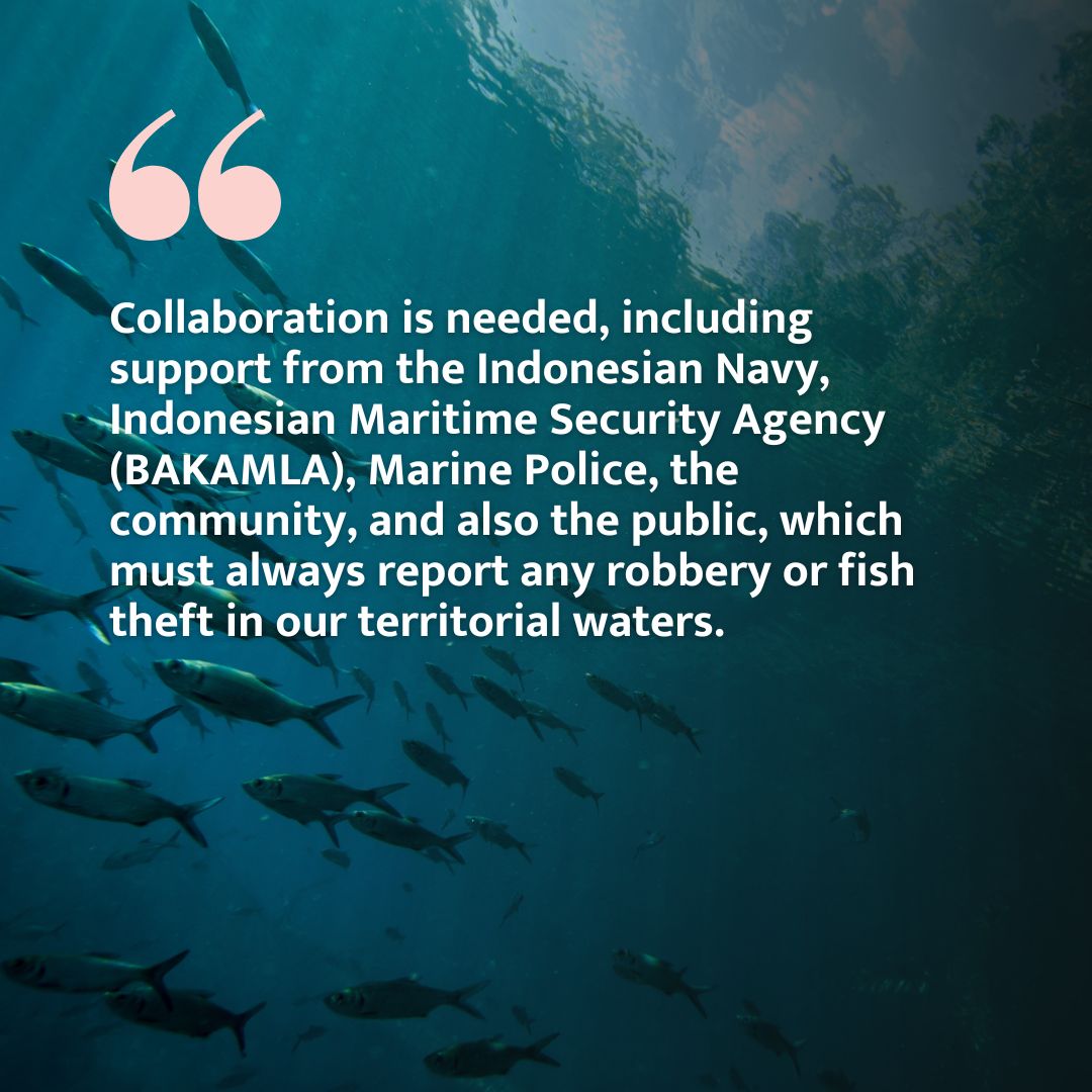 🐟🚫 It's time to protect our waters! buff.ly/4cTfnUE 

Illegal, Unreported, Unregulated Fishing (IUUF) by foreign fleets in Indonesia's waters must be addressed in order to protect Indonesia's sovereignty and marine environment.