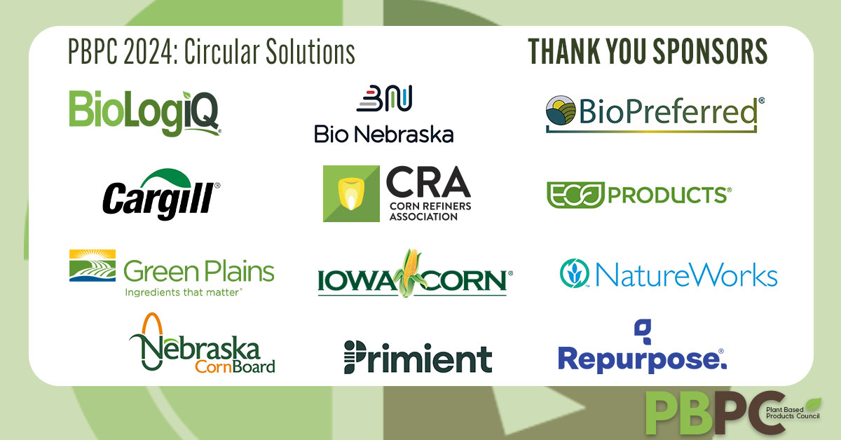 PBPC extends heartfelt gratitude to the sponsors of #CircularSolutions for their invaluable support in fostering vital conversations surrounding the challenges and opportunities within the bioeconomy.
