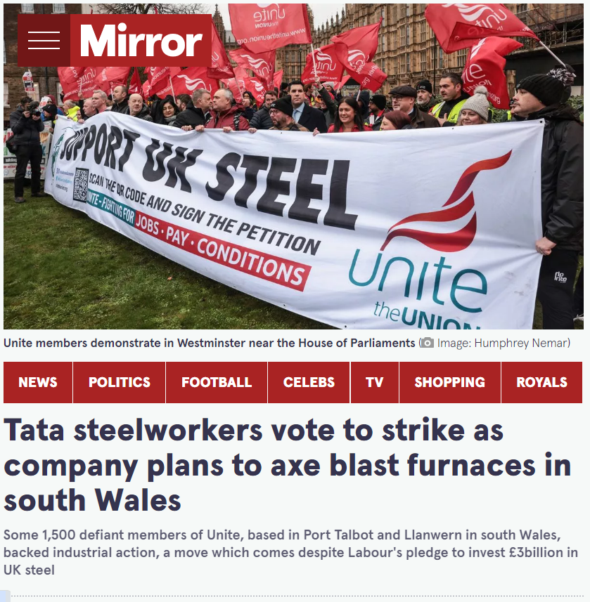 We are defiant, we will win this fight! Steel is a foundation industry. Our security and our economy is at stake, as well as our jobs.