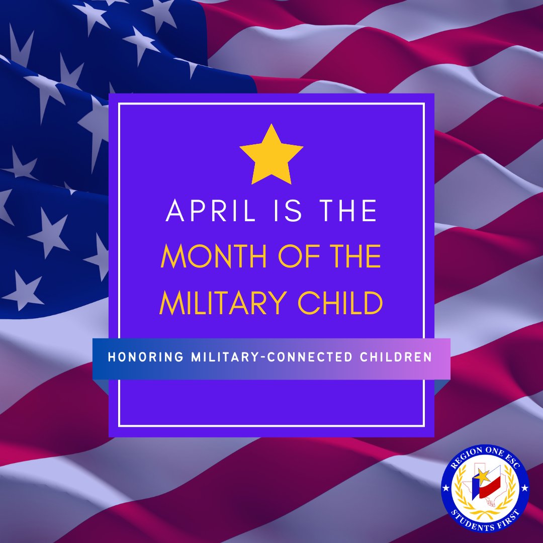 🎉 April is the Month of the Military Child! 🎉 Join us in honoring the resilience, courage and sacrifices of military children around the world. 💪 #MonthOfTheMilitaryChild
