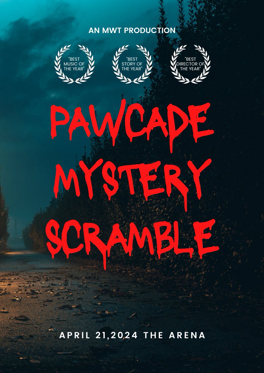 It's PAYDAY! It's also 9 days until PawCade. Also 9 days until one of the matches I'm most looking forward to... the MYSTERY SCRAMBLE! Trust me. This will be something. Donate a buck, buy some tickets. Save $5 with code ANIMALS. mwt.ticketspice.com/pawcade-v-a-ne…