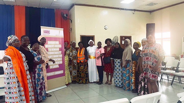 Nigeria contributes 10% to the global number of maternal deaths. WARDC continues to raise awareness about the danger of unsafe termination of pregnancies. As part of this campaign, we led an advocacy to the Executives of Women Wing of Christian Association of Nigeria (WOWICAN),
