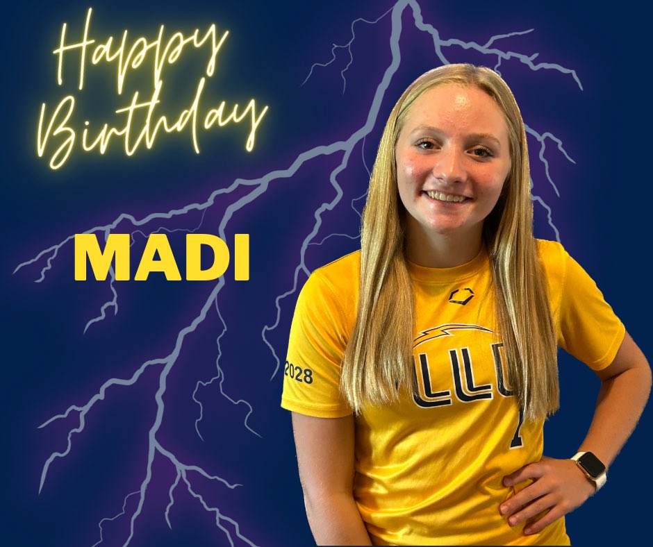 LLG⚡️Massey has another SHOUTOUT today! HAPPY 1️⃣4️⃣th BIRTHDAY to Madi‼️🎂🎉 We hope your day is fantastic 🥳🎂⚡️🎉

#llgmassey #ladylightninggold #happybirthday