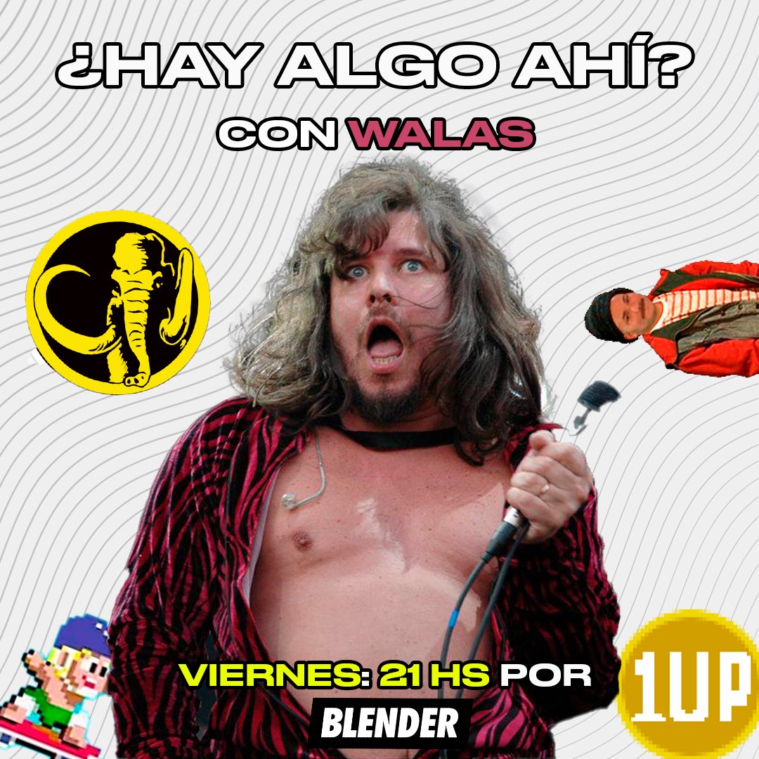 HOY ¿HAY ALGO AHÍ? Con un verdadero TIPAZO: WALAS 🤟 Ya saben cómo es. Ustedes vienen y nos muestran sus HAY ALGO AHÍ y nosotros debatimos quién se merece la ESTATUABORD. A las 21 POR BLENDER.