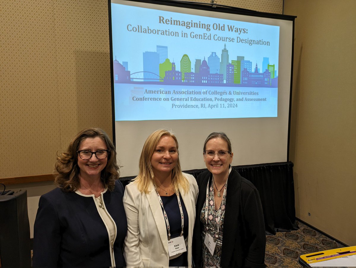 Yesterday Klara Karol, Jen Rivers & I  presented with Danielle Licitra, William Duffy, & Autumn Alden on the @HolyokeCC & @BristolCC collaboration in a packed preconference for @aacu #AACUGEPA
#GEPA2024