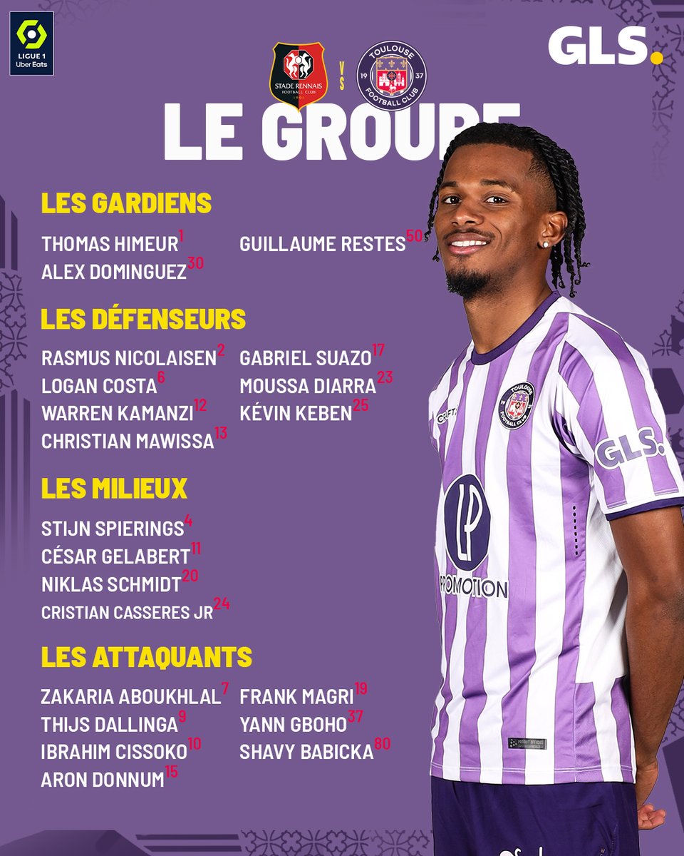 #SRFCTFC, le 𝙜𝙧𝙤𝙪𝙥𝙚 𝙩𝙤𝙪𝙡𝙤𝙪𝙨𝙖𝙞𝙣 💪😈 Présenté par notre partenaire GLS.