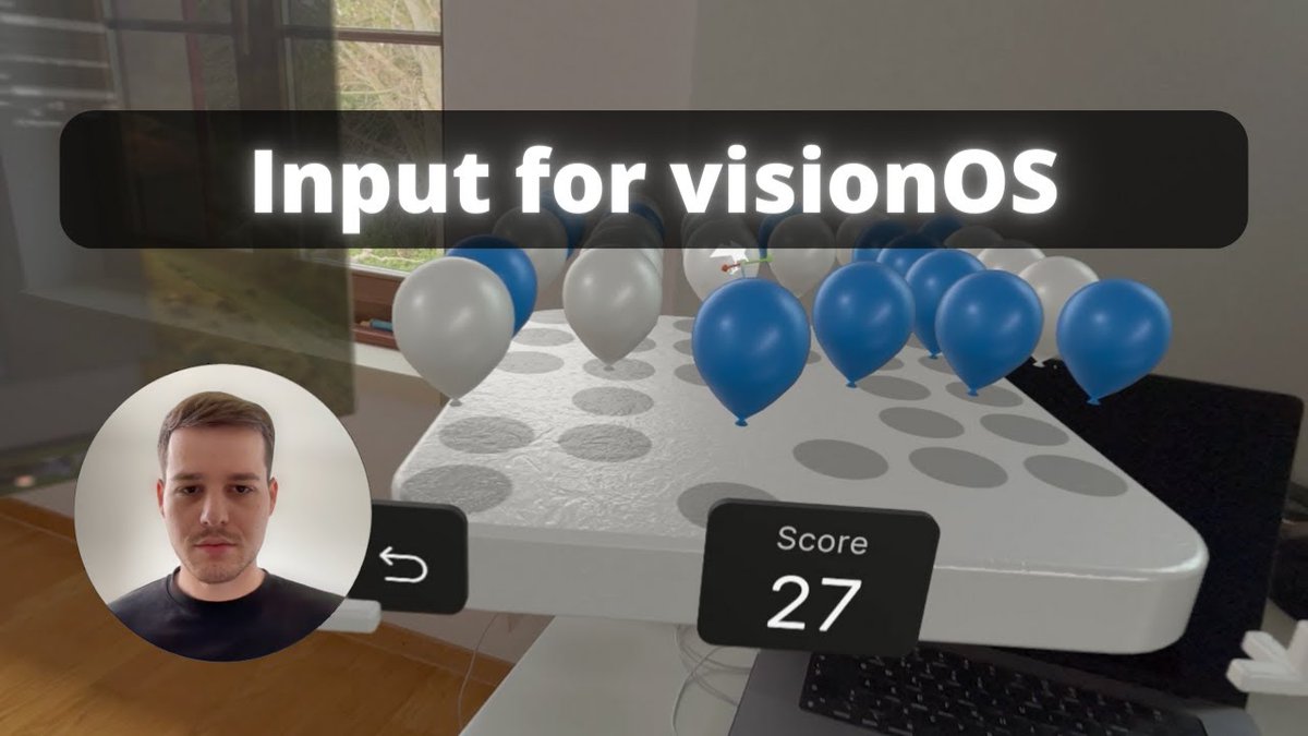 📄 Check out my latest blog post about 3D touch input for Spatial Pointer Devices such as the Apple Vision Pro! Read here: blackwhale.dev/apple-vision-p… Watch here: youtube.com/watch?v=k9cJfn… PolySpatial Input: docs.unity3d.com/Packages/com.u…