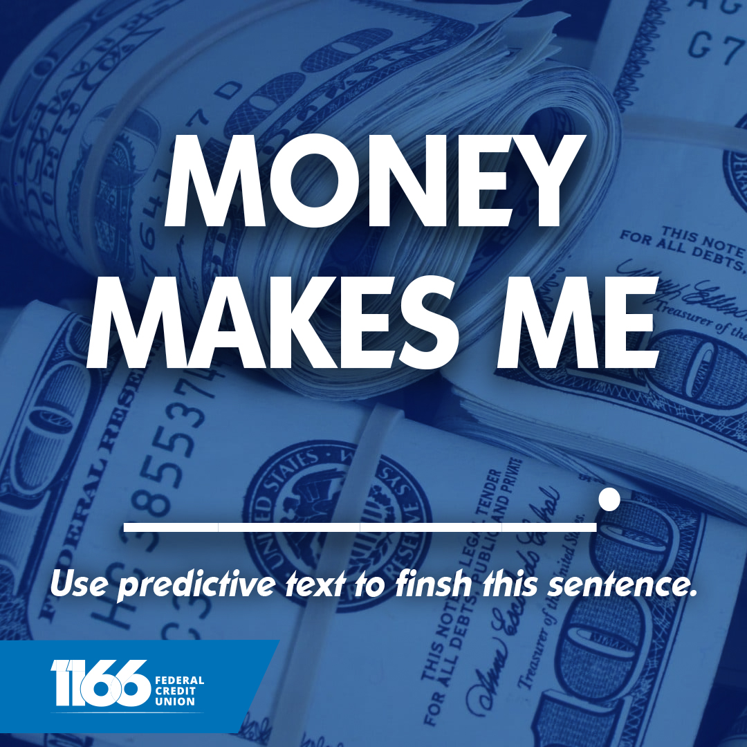 Drop your sentence in the comments! 👀✍️

#predictivetext #money #finance #personalfinance #personalbanking #businessbanking #creditunion  #financialeducation