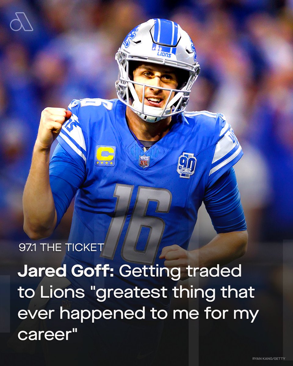 Jared Goff was 26 when his career was uprooted in LA, traded by the team that had drafted him first overall and extended him just two years prior, ditched by the coach with whom he had gone to the Super Bowl. More: auda.cy/3VUz8oC via @971theticketxyt