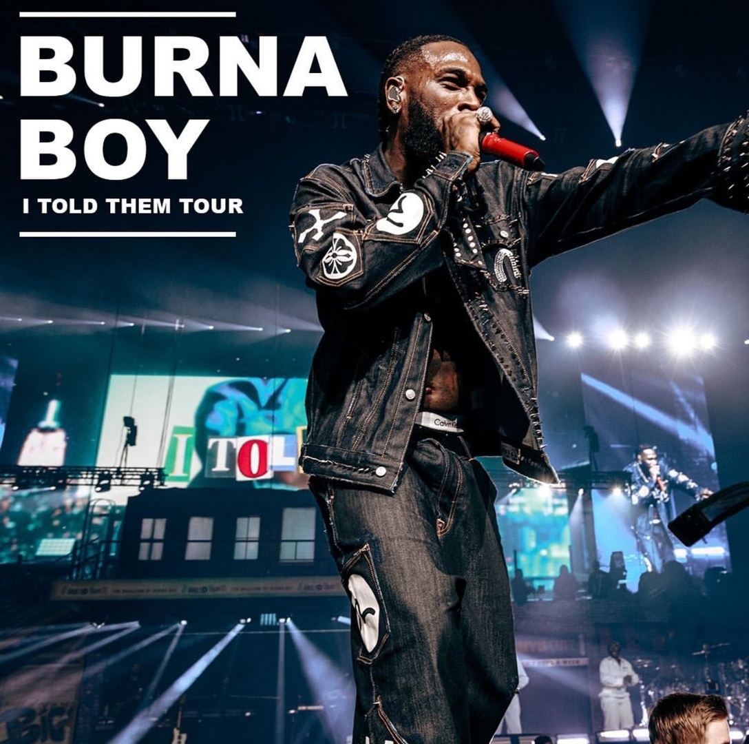 Burna Boy Tour Poster