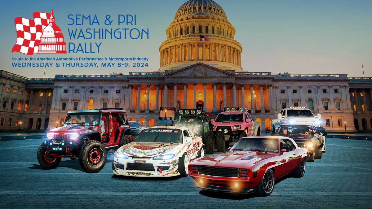 Register for the SEMA and PRI Washington Rally by April 15! Get more details here: bit.ly/PRIrally
