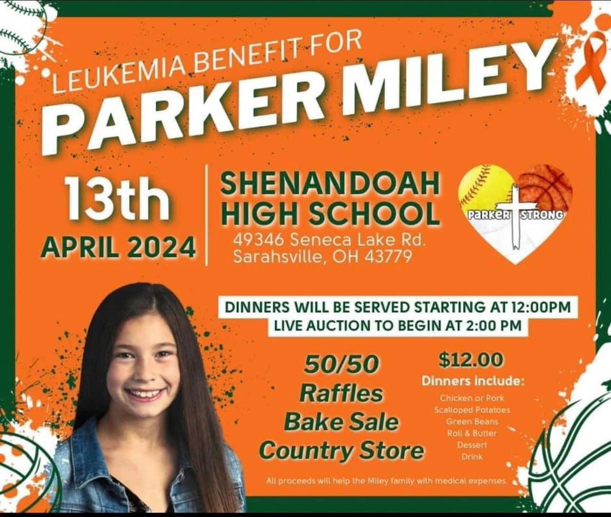 Don't forget, the Parker Miley Leukemia Benefit is happening tomorrow. See you there! 
#nobleimpact 🟠