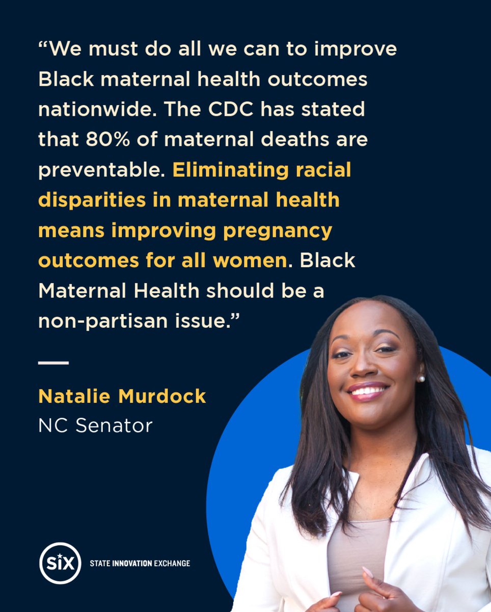 It’s #BlackMaternalHealthWeek and I'm joining @Stateinnovation in centering Black women’s scholarship, maternity care work, and advocacy. #BlackMamasMatter #BMHW24 @SiXRepro