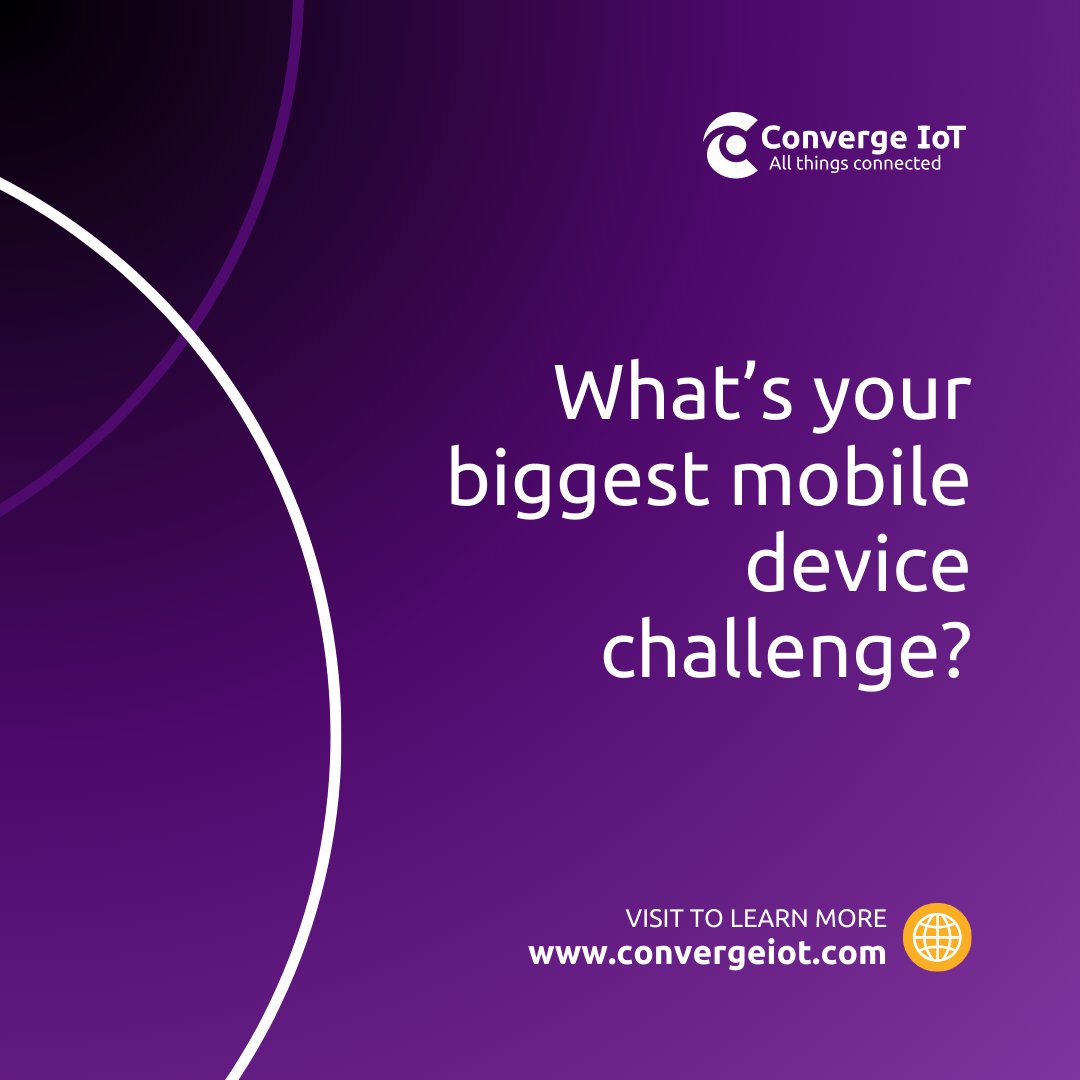 Managing mobile devices in your business can be complex. Help us understand your biggest challenges!

Explore our solutions by contacting us. Email info@convergeiot.com to learn more 📧💡

#ConvergeIoT #MobileManagement #Solutions #MobileDevices #MDM #Business #TMOPartnerProgram