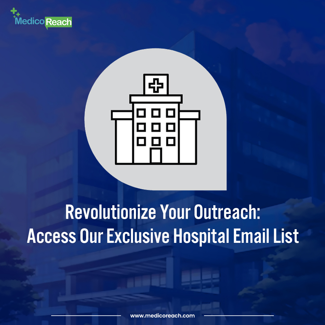 Embark on a journey towards marketing excellence with our hospital email list. Access verified contacts & streamline your outreach and elevate your strategies with MedicoReach today! medicoreach.com/medical-and-he… #MedicoReach #HospitalDatabase #HealthcareDecisionMakers
