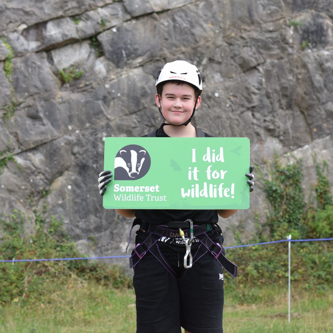 It's not too late to sign up for our sponsored abseil! 🦅 On Saturday 18th May, we'll be taking a leap of faith (from 130 feet!) to help raise vital funds for wildlife. Don't miss out! 👇 somersetwildlife.org/support-us/fun… #ChallengeYourselfForWildlife