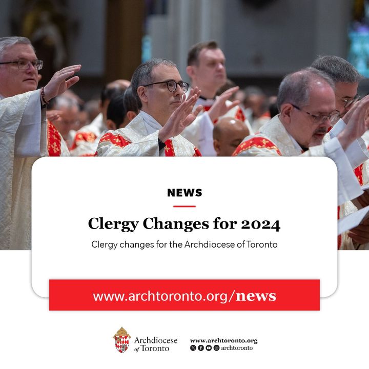 NEWS: Clergy Changes for 2024 bit.ly/news-ClergyCha… #catholicTO