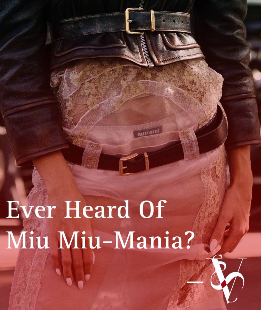 While you may have heard of logo-mania, may we introduce… Miu Miu-mania. vestissemagazine.mystrikingly.com/blog/ever-hear…