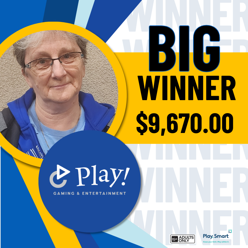 🚨BIG WINNER🚨 Congratulations to Bernice Hartwick, who won $9,670.00 on Bonanza on April 11 2024 at Play! Gaming and Entertainment! #YGK